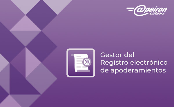 Registro electronico apoderamientos